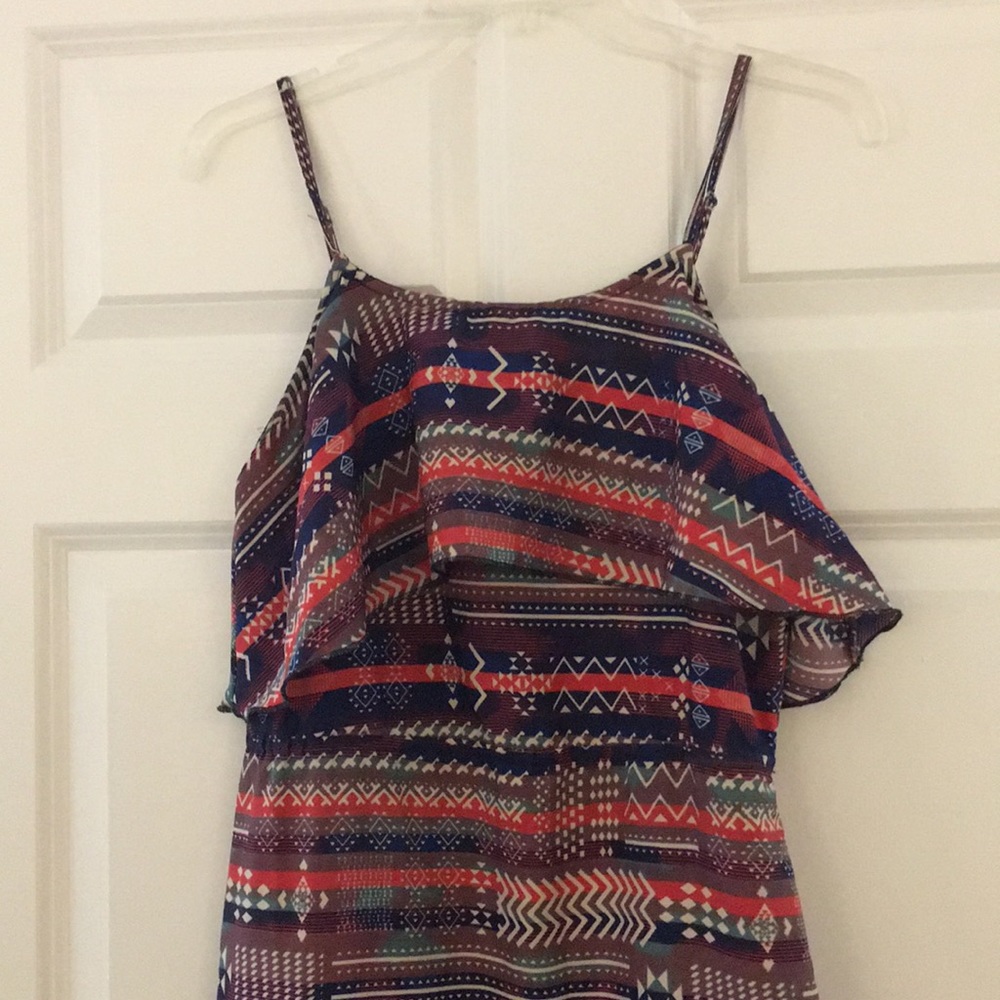 Maxi dress multicolored long & flowy